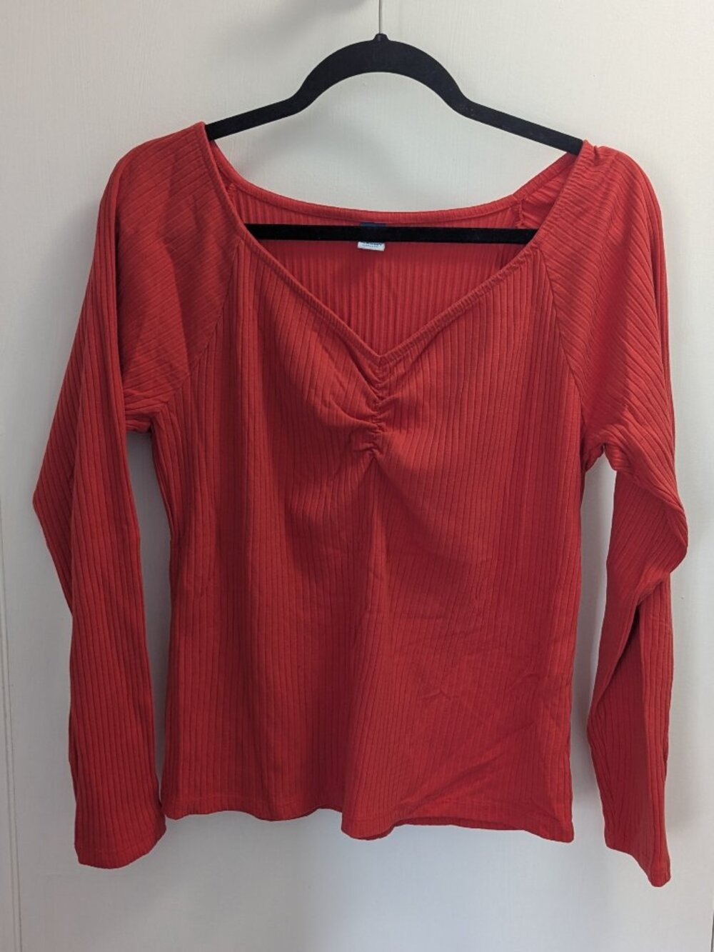 Long Sleeve Ribbed Top